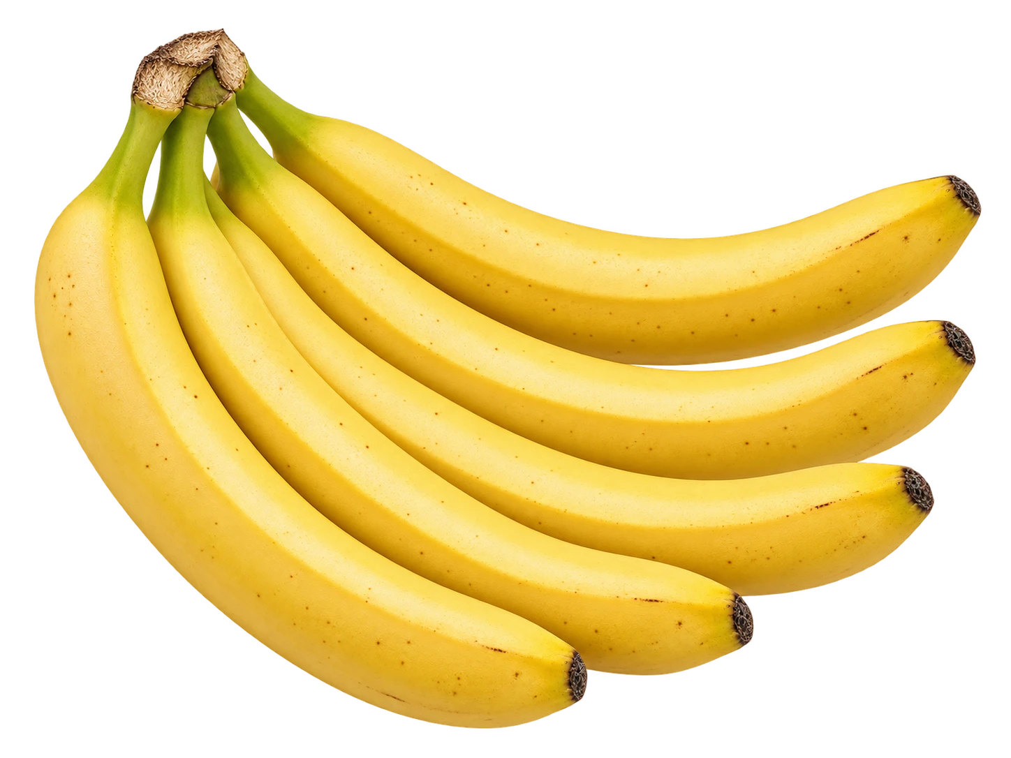 Racimo de guineos maduros